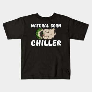 Natural born killer... With a watermelon pug twist Kids T-Shirt